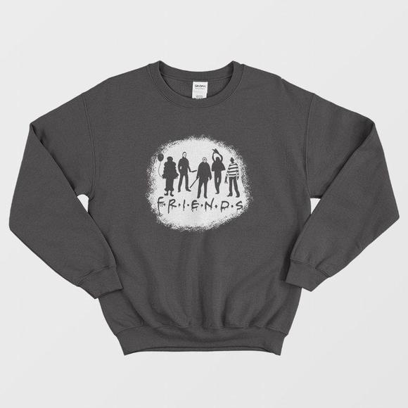 Tops - Halloween Friends Halloween Party Horror Movies Sweatshirt